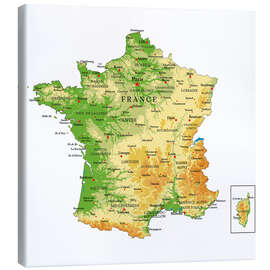 Canvastavla  Topography France