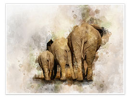 Poster elephants