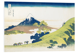 PVC-tavla  The Inume Pass in Kai Province - Katsushika Hokusai