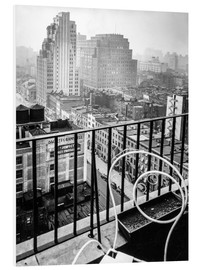 PVC-tavla  New York: View from penthouse, 56 Seventh Avenue, Manhattan - Christian Müringer