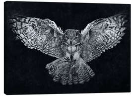 Canvastavla  Owl 1 - Christian Klute