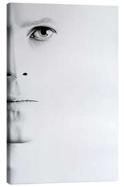 Canvastavla  David Bowie minimalistiskt porträtt - Ileana Hunter