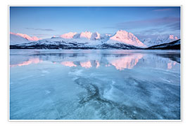 Poster Sunrise,Lyngen Alps,Troms,Norway