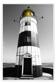 Poster Striped lighthouse