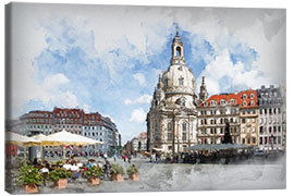 Canvastavla  Frauenkirche in Dresden - Peter Roder