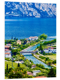 PVC-tavla  View of Lake Garda in Northern Italy