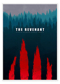 Poster The Revenant - Minimal Film Fanart alternative