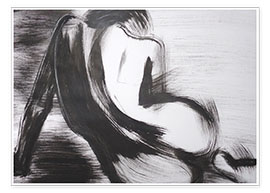 Poster  Curves VII - Female Nude - Carmen Tyrrell