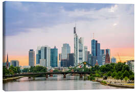 Canvastavla  Frankfurter Skyline