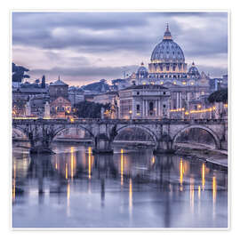 Poster Rom i skymningen
