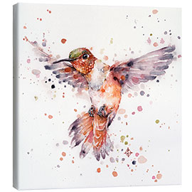 Canvastavla  Rufous the hummingbird - Sillier Than Sally
