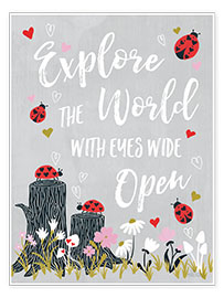 Poster  Ladybug adventure - Laura Marshall
