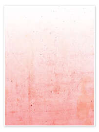 Poster Rosa ombre