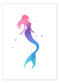 Poster  Mermaid III - Mod Pop Deco
