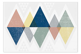 Poster  Modern triangles II - Michael Mullan