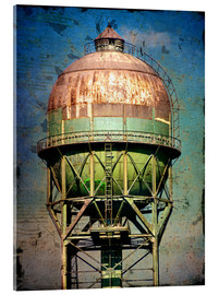 Akrylglastavla  water tower - Dieter Ziegenfeuter