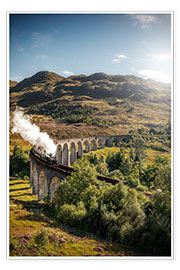Poster  Glenfinnanviadukten i Skottland - Sören Bartosch