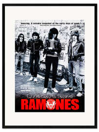 Inramat konsttryck  Ramones - End of the century - Entertainment Collection