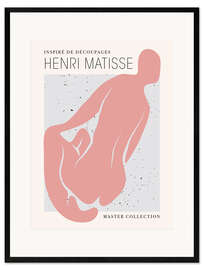 Inramat konsttryck  Henri Matisse - Inspiré de découpages II