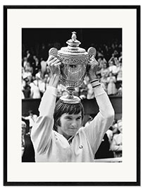 Inramat konsttryck  Jimmy Connors, Tennis player